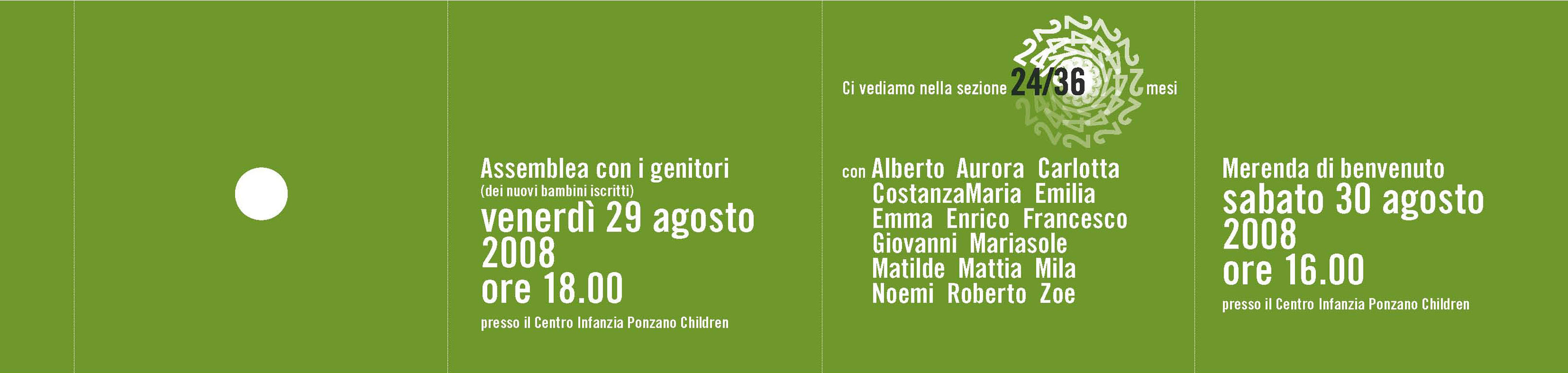 Ponzano Children Archivio Eventi Assemblea con i genitori 2008