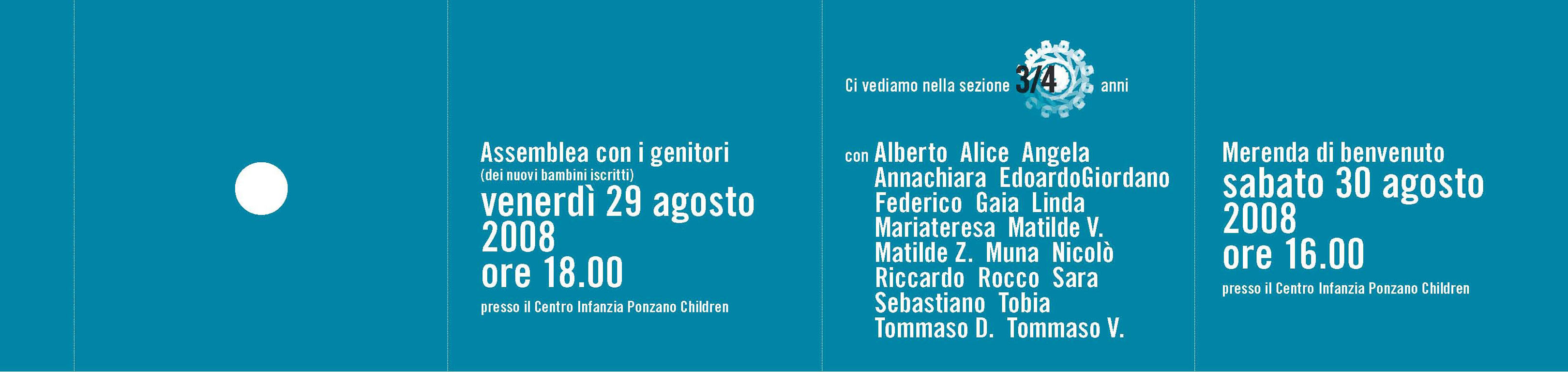 Ponzano Children Archivio Eventi Assemblea con i genitori 2008